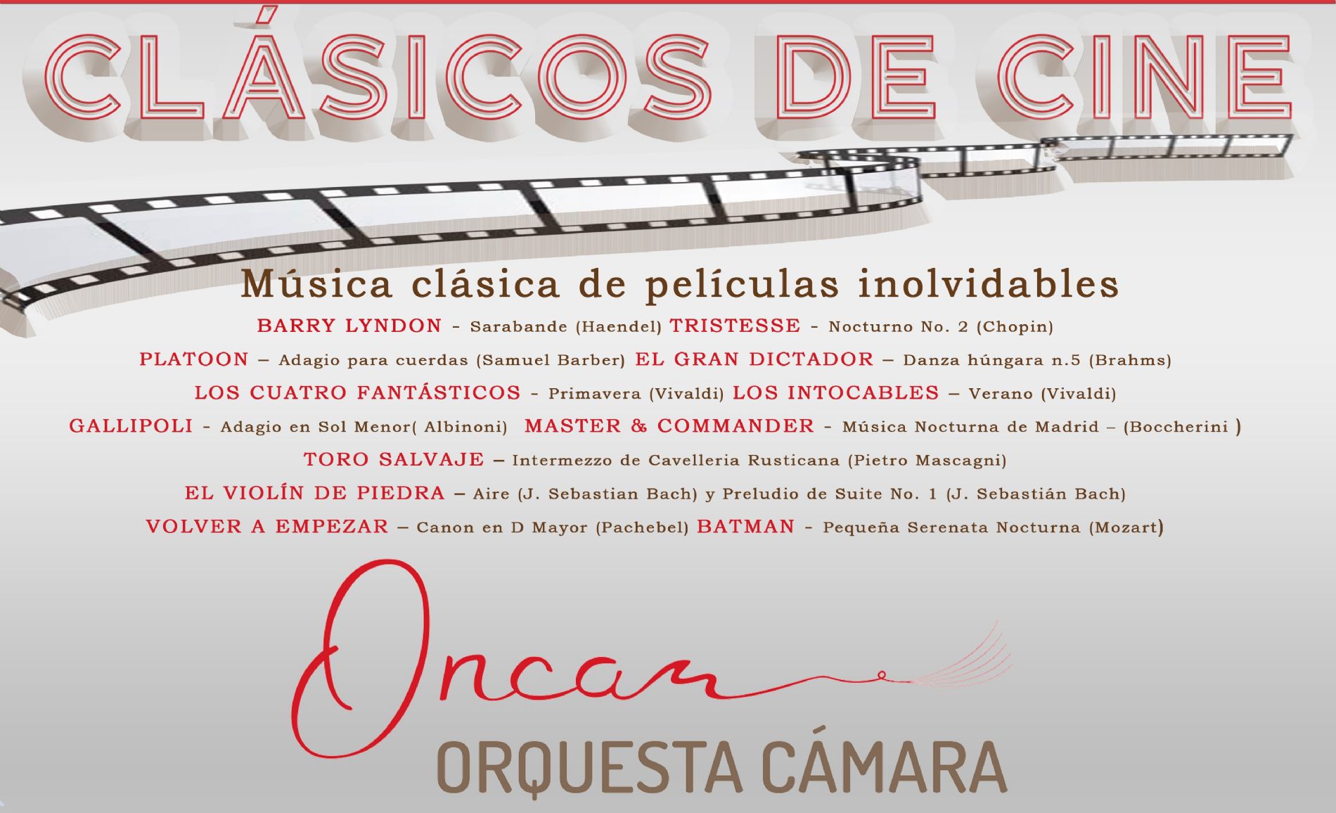 Concierto Clsicos de Cine OCAM